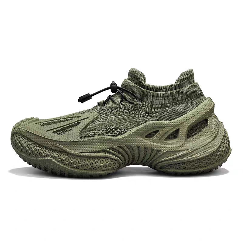 Men's Sport Shoes Lightweight Breathable Mesh Casual Thick Bottom Trendy Summer Crossbody Comfortable All-Match Low Top_desvips.com