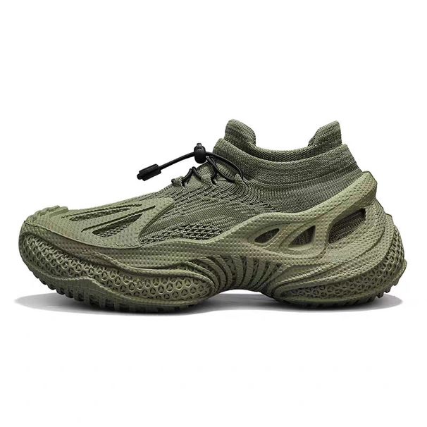 Men's Sport Shoes Lightweight Breathable Mesh Casual Thick Bottom Trendy Summer Crossbody Comfortable All-Match Low Top_desvips.com