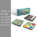 2026 Snake Chess Checkers All-in-One Magnetic Foldable Chessboard Children's Educational Toy Wholesale_desvips.com
