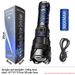 Super Laser Cannon Outdoor Ultra Bright Long-range Zoom Portable Emergency Rechargeable LED Flashlight_desvips.com