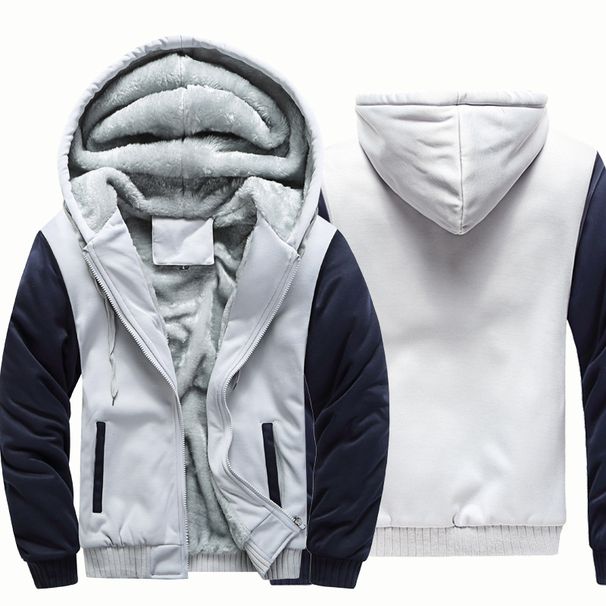 Jacket Winter Camouflage Fleece Thicken Hooded Jacket Male Long Sleeve Coat Caual Zip Up Hoodie Streetwear Men'_desvips.com
