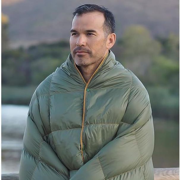 Outdoor Portable Down Multifunctional Shawl Quilt Airplane Car Camping Office Nap Blanket_desvips.com