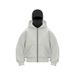 Winter Double Hoodie Sweatshirt With Zip And Pocket Windproof Warm Sports Jacket Men Casual Hooded Coat_desvips.com