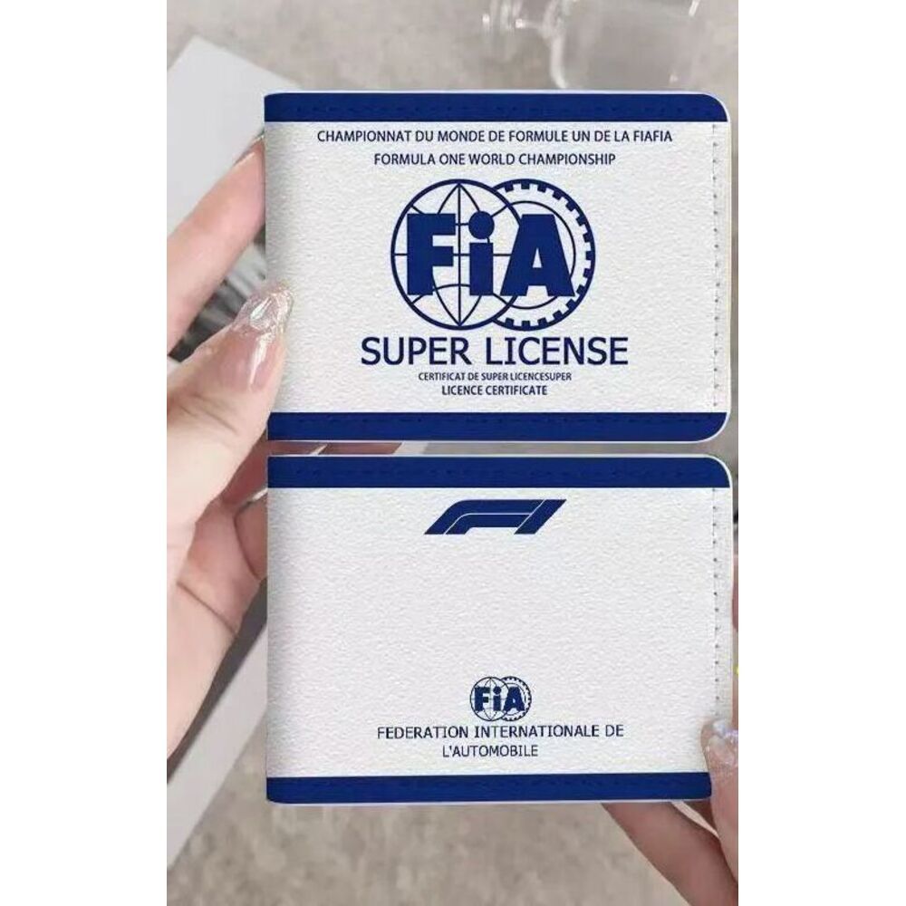 F1 Protective Cover Document FIA Super Driver's License Personalized Card Holder Scratch-Resistant Trendy_desvips.com