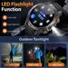 LIGE New Smart Watch Men 1000mAh Large Capacity Battery Outdoor Flashlight Bluetooth Call Waterproof Sport Fitness_desvips.com