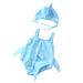 New Swimsuit One-Piece Yibaidu Cartoon Children's Boys Girls Baby Toddler Cute Swimwear_desvips.com