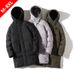 Men's Loose Fit Long Down Coat, Korean Trendy Hooded Jacket, Winter Warm Puffer Parka_desvips.com
