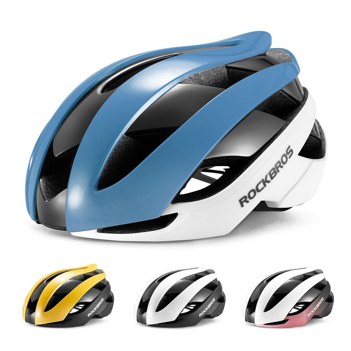 ROCKBROS Bicycle Helmet, Unisex Cycling Helmet with 4 Colors, Safety Helmet M/L 55-61cm_desvips.com
