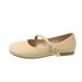 New Mary Jane spring and summer round head versatile fairy style single shoes female shallow mouth gentle wind evening evening shoes_desvips.com