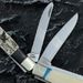 Bull Bone Horn Outdoor Folding Portable Wilderness Survival Multifunctional Keychain Military Pocket Knife_desvips.com