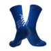 Adhesive Coated Mid Calf Soccer Socks Professional Anti-Slip Men's And Women's Thickened Training Socks_desvips.com