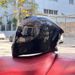 LVS National Standard Motorcycle Helmet Men's And Women's Full Face Winter Electric Bluetooth Headgear All Seasons Dual Lenses_desvips.com