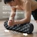 PeakGo Solid Foam Roller For Men, Yoga Column, Thickened Roller, Leg Massage, Crescent Model, Wolf Tooth Stick, Wholesale_desvips.com