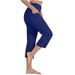 Cross-Border Foreign Trade Hot-Selling TK2025 Women's Yoga With Side Pockets Leg Slits For Fitness And Running_desvips.com