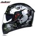 Electric bicycle helmet for men and women full helmet full cover personality four seasons double lenses warm Fog cap_desvips.com