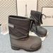Fashion Snow For Women 2025 Winter Pointed Toe Chunky Ugly Drawstring Lace Thick Sole Shoes Short Tube Warm Cotton Boots_desvips.com