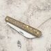 Injisa Folding Portable Meat And Fruit Knife, Wilderness Survival Tool, Damascus Steel, Foldable_desvips.com
