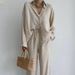 Women's Clothing temperament commuting loose shirt fashion casual suit_desvips.com