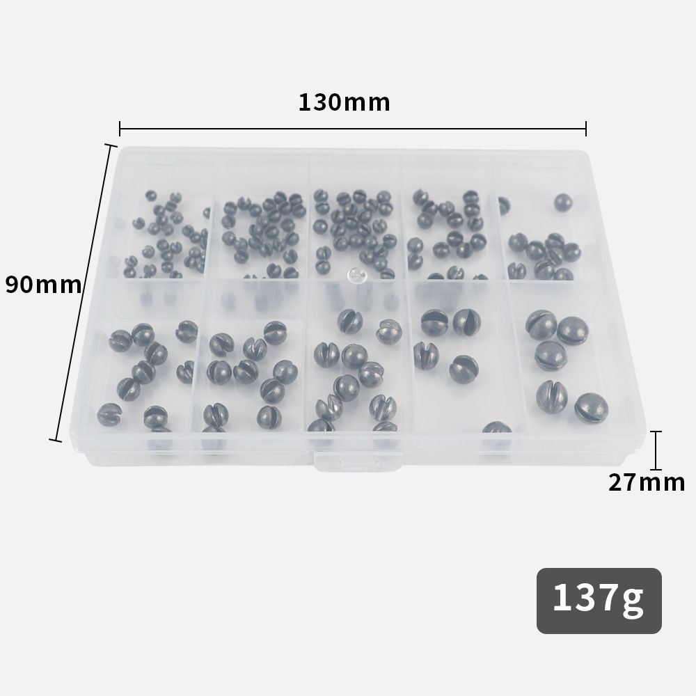 Shark Scavenger|160 Pieces Of Round-open Raft Sinkers For Rock Fishing, Lead Line Set With Weights, Fishing Gear_desvips.com