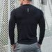 Men's Clothing basketball tights men's sports fitness base training outdoor competition training breathable long sleeved compression clothing_desvips.com
