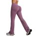 Wide Leg Slim Fit Flare Pants Casual Feel Long Pants For Outdoor Running Sports Fitness Naked Look Slimming_desvips.com