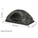 Tomshoo 1/2 Person Ultraliht Campin Sinle Layer Portable Hikin Tent Anti-UV Coatin UPF 30+ For Outdoor Beach_desvips.com