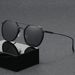Polarized Color-Changing Sunglasses Metal Aviator Frog Eyeglasses Driving Fishing Glasses Trendy_desvips.com