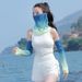 Summer Sun Protection Accessory: Breathable Veil For Women, Sun-blocking Neck Trendy Arm Sleeves, Ear-hanging Cover,_desvips.com