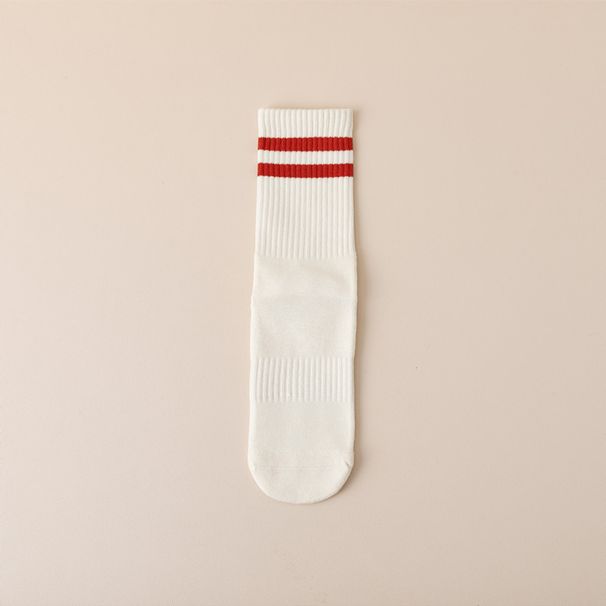 New Autumn And Winter Yoga Solid Color Women's Sports Socks, Silicone Non-slip Terry Sole, Cotton Mid-calf Socks For_desvips.com