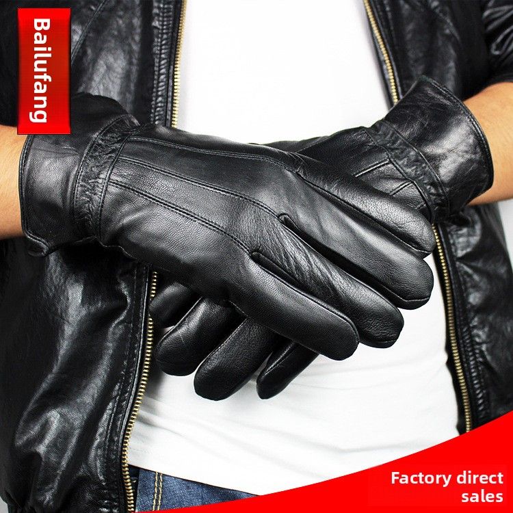 Cross-Border New Wholesale Adult Skiing Same Style Women Men Outdoor Riding Motorcycle Leather Gloves Factory_desvips.com
