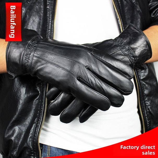 Cross-Border New Wholesale Adult Skiing Same Style Women Men Outdoor Riding Motorcycle Leather Gloves Factory_desvips.com