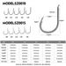 Luya Maruyo Crooked Mouth With Barbs Sea Fishing String High Carbon Steel Plate Bulk Fish Hooks 100pcs/Bag_desvips.com