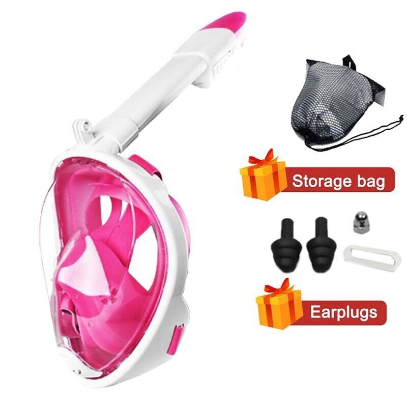Adult And Child Diving Mask Full Face Snorkeling Mask Dry Snorkeling Goggles Swim Snorkeling Anti-fog Mask_desvips.com