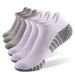 3pairs Thickened Towel Bottom Running Mesh Boat Non-slip Breathable Sports Low Cut Men's Socks Women's Socks_desvips.com