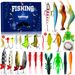 Fishing Lures Mixed Fishing Bait Kit Includes Bait For Saltwater Freshwater Trout Bass Salmon Fishing Fishing Set_desvips.com