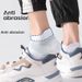 Men's Athletic Short Socks Summer Style Pure Cotton Odor Resistant Professional Running Marathon Badminton Basketball Socks_desvips.com