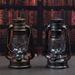 Portable Lantern Glass Kerosene For Home Bedroom Camping Hanging Iron Art Retro Decorative Lamp Prop_desvips.com