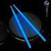 5a fluorescent drum stick luminous drum stick drum kit luminous drum stick jazz stage performance nylon luminous drum stick_desvips.com