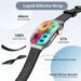 LAXASFIT New Curved Women's 2.01'' AMOLED HD Touch Screen Bluetooth 5.3 Voice Call Men's Fitness Smart Watch_desvips.com