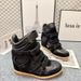 2025 European Station Autumn Winter New Suede Genuine Leather Martin Boots Thick Sole Velcro Invisible Height Increase_desvips.com