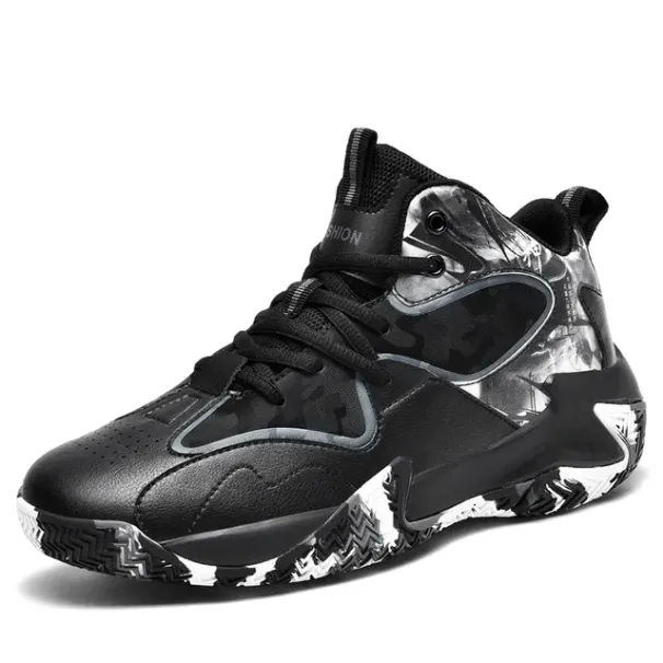 Brand Mens Non-slip Outdoor Breathable Comfortable Sports Shoes Young Boy Training Athletic Basketball Sneakers 4 5d7a4_desvips.com