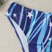 Men's Cross-Border Triangle Trunks Printed Patchwork European And American Style Swimming Beach Youth Low Waist Trendy_desvips.com
