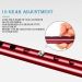 Light Walking Stick For Elderly - Adjustable Aluminum Alloy Crutch With Non-Slip Rubber Base For Seniors/Men/Disabled_desvips.com