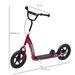 Trottinette Enfant Patinette Pneus 30 Cm Hauteur Guidon Réglable Poignée Frein Et Béquille Acier Pour Enfants À Partir De 5 Ans Rouge_desvips.com