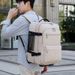 Rolling Carry On Luggage, Travel Laptop Backpack With Wheels For Men Women, Water Resistant Wheeled Rucksack Bag_desvips.com