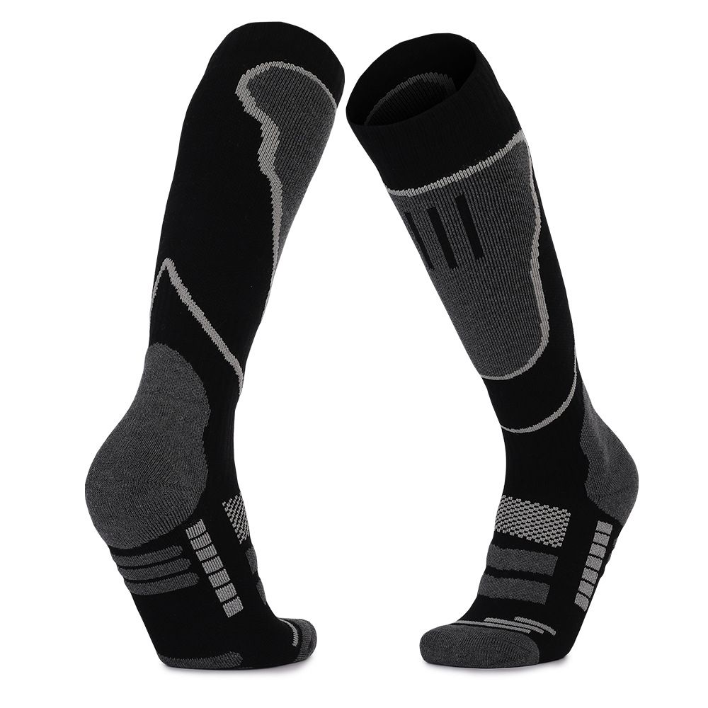 Autumn Winter Thickened Thermal Quick-Dry Merino Wool Long Tube Snow Non-Slip Wear-Resistant Ski Socks_desvips.com