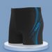 Men's Quick-Dry Boxer Briefs Professional Racing Swim Plus Size Hot Spring Swimming Trunks_desvips.com