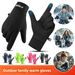Outdoor Parent-Child Autumn Winter Children's Sports Running Cycling Touchscreen Warm Gloves Fleece Lined Cold-Proof_desvips.com