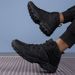 New Men Comfortable Ankle Boots Women Casual Sneakers Breathable Running Couple Shoe Outdoor Walking Training Tennis_desvips.com