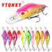 Noise Bead Long Distance Diving Rock Fat Minnow Bait 7.1cm7g Strengthen Three Hooks Fishing Gear Products_desvips.com